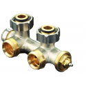 FORMAT Bras de connexion Therm. Multibloc T pour radiateurs avec 3/4 AG. Coin