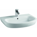 Lavabo FORMAT Pro 60x46cm. blanc. 1 trou robinetterie. avec débordement