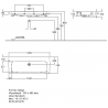 FORMAT Design Waschtisch 120 x 48.5 cm. we. o HL. mit Überlauf