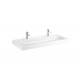Lavabo FORMAT design 120 x 48.5 cm. Blanc