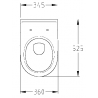 FORMAT Pro Wand-Tiefspül-WC weiß