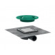 Évacuation ponctuel RainDrain Spot cover 150x150mm ES utilisé
