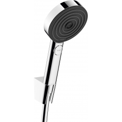 Kit pommeau de Douche 3 Jets Relaxation Chromé Support Hansgrohe 24302000 Pulsify Select S