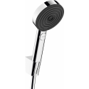 Kit pommeau de Douche 3 Jets Relaxation Chromé Support Hansgrohe 24302000 Pulsify Select S