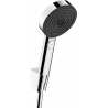 Kit pommeau de Douche 3 Jets Relaxation Chromé Support Hansgrohe 24302000 Pulsify Select S