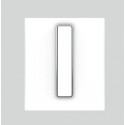 Plaque de déclenchement Sanit INEO BRIGHT plastique blanc