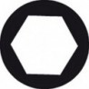 Douille à choc 1'', modèle long, Cote s/plats : 46 mm, Long. 100 mm, Ø extérieur de la prise de force 69,5 mm, Ø extérieur de l'entraînement : 54 mm
