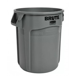 Fût polyvalent gris 76 l PE D. extérieur 495xH581 mm RUBBERMAID