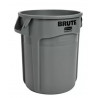 Fût polyvalent gris 76 l PE D. extérieur 495xH581 mm RUBBERMAID
