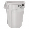Fût polyvalent blanc 121 l PE D. extérieur 560xH692 mm RUBBERMAID