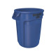 Fût polyvalent bleu 121 l PE D. extérieur 560xH692 mm RUBBERMAID