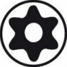 Tournevis électronique TORX®, avec alésage, Taille : T 8, Long. de la lame 60 mm, Long. totale 157 mm