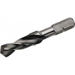 Foret hélicoïdal á queue hexagonale 1/4'', Ø nominal : 8,00 mm, Long. hélice 32 mm, Long. totale 51 mm