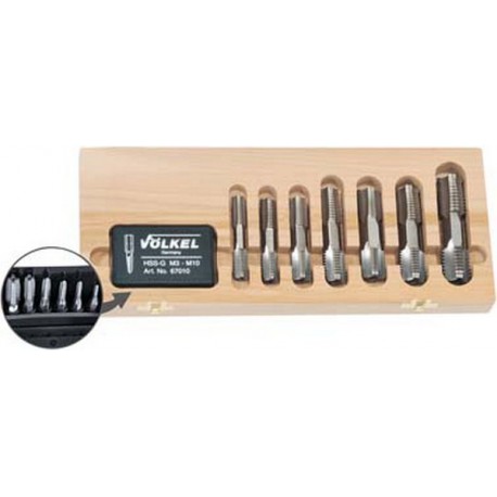 Jeux de tarauds HexTap, Filetage : G1/8''-1''