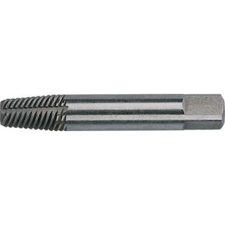 Extracteur de vis Hi-Trac, Taille : 2, Pour vis M5-7, Ø du foret hélicoïdal 3,2 mm, d1 d2 : 2,7-4,9 mm, 4 pans : 3,8 mm, Long. totale 54 mm