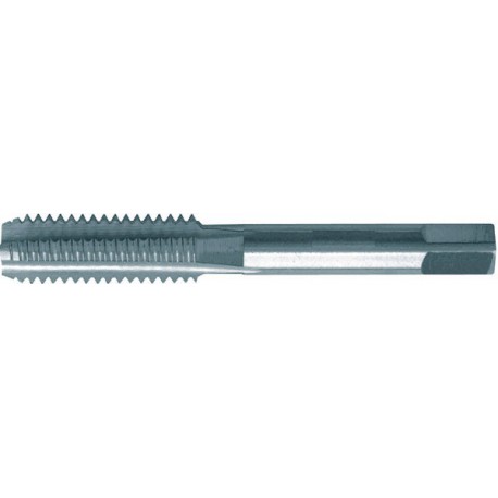 Taraud à main, filetage métrique, finisseur n°3, Filetage : M1,2, Pas 0,25 mm, Long. totale 32 mm, queue Ø 2,5 mm, Carré de la queue : 2,1 mm