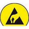 Brucelles de précision ESD, Pointes : droit, rond, environ 2 mm de large, Surfaces de préhension micro-rugueux par matage, Surface antireflet