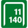 Agrafe n° 11 (140), acier, Long. : 10 mm