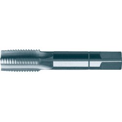 Jeu de tarauds à main, filetage métrique à pas fin, 2 pièces, Filetage x pas : M12 x 1,00 mm, Long. totale 63 mm, Carré de la queue 7 mm