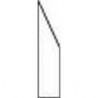 Cartouche trapézoïdale alu, Long. : 2,0 m