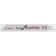 Lame de scie sabre pour bois avec métal, coupe droite fine, Réf. Bosch : S 922 HF, Qualité de lame de scie BiM, Long. totale 150 mm, Pas de dents : 2,5 mm