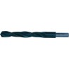 Foret hélicoïdal avec queue cylindrique dégagée, en acier à coupe rapide, type N, DIN 338, surface sans revêtement, Ø h8 : 24,00 mm, Long. totale 205 mm