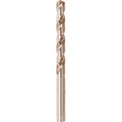 Foret hélicoïdal avec queue cylindrique courte, en acier à coupe rapide à 5 % de cobalt, type Ti, DIN 338, surface sans revêtement, Ø h8 : 11,00 mm