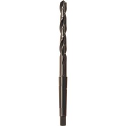 Foret hélicoïdal avec cône morse, en acier à coupe rapide, type N, DIN 345, laminé, surface sans revêtement, Ø h8 : 49,00 mm, Long. totale 369 mm