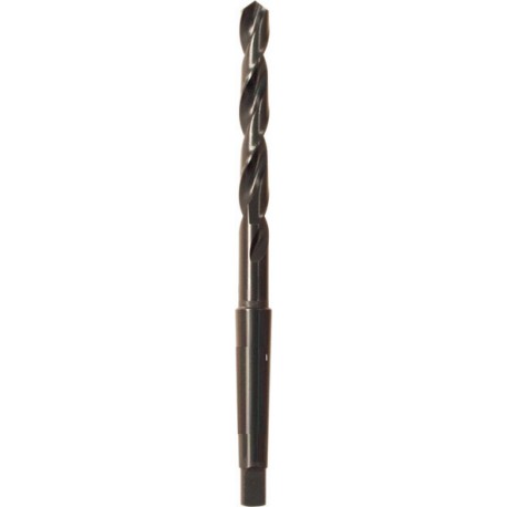 Foret hélicoïdal avec cône morse, en acier à coupe rapide, type N, DIN 345, laminé, surface sans revêtement, Ø h8 : 49,00 mm, Long. totale 369 mm