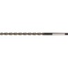 Foret hélicoïdal à queue cône morse - extra-long, en acier à coupe rapide, type TF, DIN 1870, profil rectifié, Ø h8 : 15,0 mm, Long. totale 425 mm