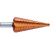 Foret étagé universel à goujure droite, revêtement TiN, Long. de l'étage : 4 mm, Long. totale 85 mm, Ø queue h8 : 12 mm