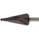 Foret étagé universel à goujure hélicoïdale, revêtement TiAIN, Long. de l'étage : 3 mm, Long. totale 82 mm, Ø queue h8 : 12 mm