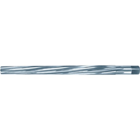 Alésoir à main pour trous de goupilles coniques, Ø nominal : 13,00 mm, Petit/grand Ø 12,80/17,00 mm, Lames de 210 mm, Long. totale : 255 mm