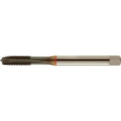 Taraud machine pour trous débouchants, DIN 371 B, Filetage M4, Pas 0,7 mm, Long. totale : 63 mm, queue Ø 4,5 mm, Carré de la queue : 3,4 mm