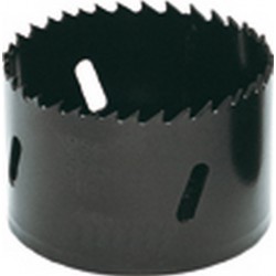 Scie cloche en acier rapide bimétal, Ø : 46 mm, Vitesse de rotation tr/mn Acier à outils/INOX 95, Vitesse de rotation tr/mn Acier de construction 190