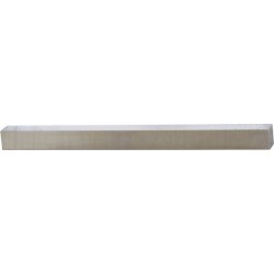Barreau, DIN 4964, forme B, carré, h x h : 6 x 6 mm, Long. totale 100 mm