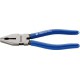 Pince universelle, tête polie, poignées à gaine en plastique, acier au chrome vanadium, Long. : 180 mm, Capacité de coupe du Ø du fil dur 2,2 mm
