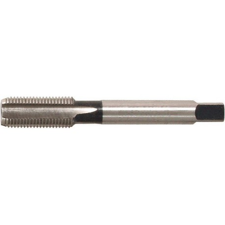 Jeu de tarauds à main pour filetage de tuyau, 2 pièces, Filetage G 1/8 pouces, Filets par 28 pouces, Ø filetage 9,728 mm, Long. totale : 63 mm
