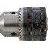 Mandrin trois mors de perceuse clé Prima à emmanchement fileté, Capacité de serrage : 0,5-8,0 mm, Fixation 3/8''x 24 mm, Ø extérieur 34,5 mm