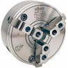 Mandrin à crémaillère à trois mors DURO-T avec cône court DIN 55027, goujon à téton et écrou à embase, Taille : 200 mm, Fixation cône court 6