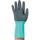 Gants AlphaTec 58-128,Taille 10, noir/vert (Par 12)