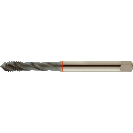 Taraud machine pour trous borgnes, DIN 371 C, Filetage M6, Pas 1,0 mm, Long. totale : 80 mm, queue Ø 6,0 mm