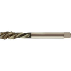 Taraud machine pour trous borgnes à gauche, sans revêtement, DIN 376 B, Filetage M20, Pas 2,5 mm, Long. totale : 140 mm, queue Ø 16,0 mm