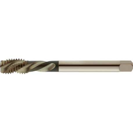 Taraud machine pour trous borgnes à gauche, sans revêtement, DIN 376 B, Filetage M20, Pas 2,5 mm, Long. totale : 140 mm, queue Ø 16,0 mm