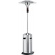 Chauffage extérieur terrasse Elegance Inox Blanc/argent
