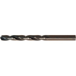 Foret hélicoïdal avec queue cylindrique courte, en acier à coupe rapide, Type N, DIN 338, profil rectifié, Ø h8 : 9,40 mm, Long. totale 125 mm