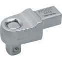 Hazet 6414 Entrainements carrés/carré femelle 14 x 18 mm/carré massif 12,5 mm longueur 63,5 mm