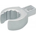 Attache male polygonale ouverte/carré 22mm 9x12mm Hazet
