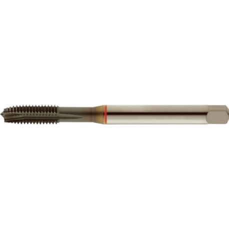Taraud machine pour trous débouchants, DIN 371 B, Filetage M5, Pas 0,8 mm, Long. totale : 70 mm, queue Ø 6,0 mm, Carré de la queue : 4,9 mm